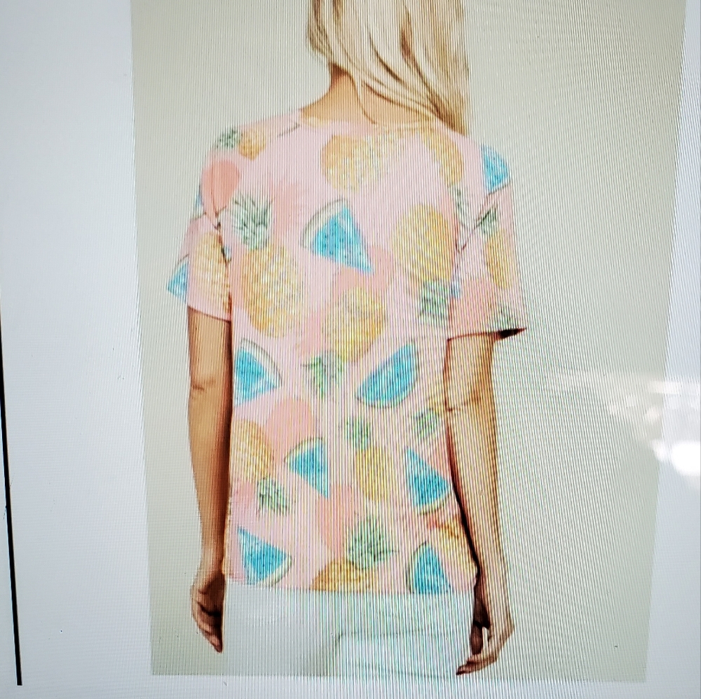 A Girl Thing Pink Fruit Print Tee - Picture 3 of 3